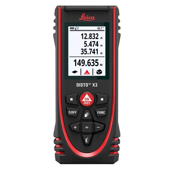 Leica DISTO X3 Laser Distanzmesser mit Bluetooth, IP65