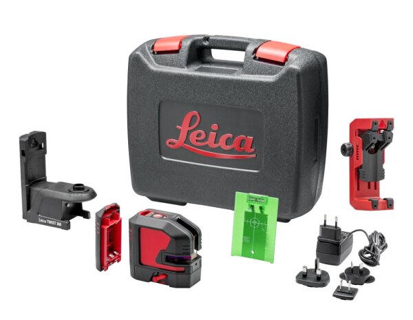 Leica LINO L2P5 grner Kreuzlinien-Punktlaser, 2 Linien, 5 Punkte
