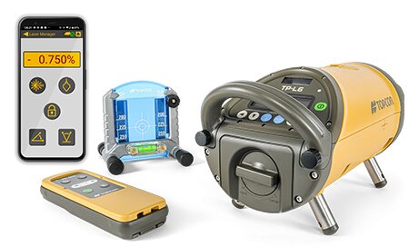 Topcon TP-L6G Kanalbaulaser - grner Strahl - automatische Zielfindung