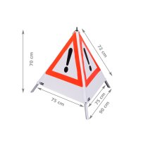 Nestle Warnpyramide Faltsignale - 70cm