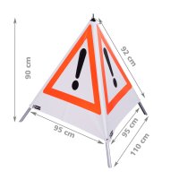 Nestle Warnpyramide Faltsignale - 90cm