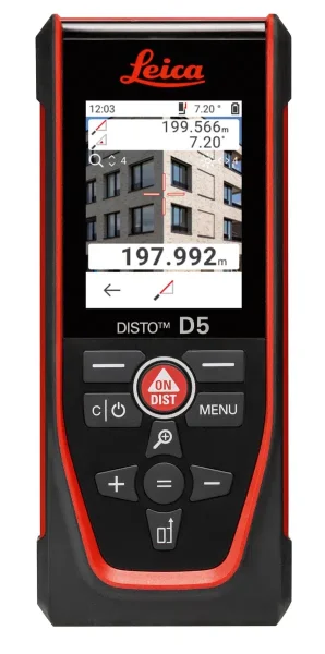 Leica DISTO D5 Set Laserentfrnungsmesser, Sucherkamera, 360° Neigungssensor, Bluetooth