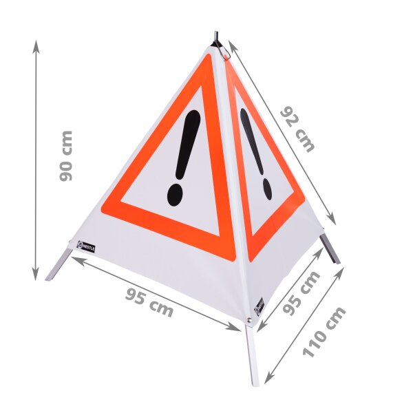Bezug für Nestle Warnpyramide Faltsignale 90cm