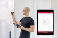 Leica DISTO D2 Laserentfernungsmesser - grüner Strahl - mit Bluetooth