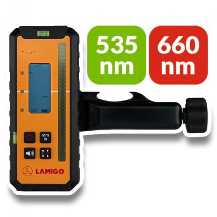 MM-Laserempfänger RC-700mm -  rote + grüne Laser - großer Empfangsbereich