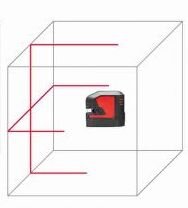 Leica LINO L2 Kreuzlinienlaser roter Strahl, Innenausbau